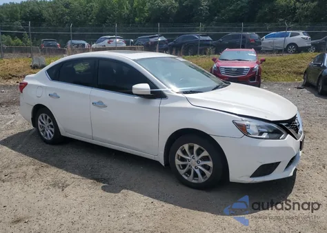 2017 Nissan Sentra S из США, поврежденный, VIN 3N1AB7APXHY331689